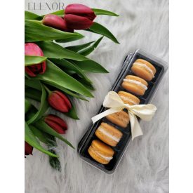 Elenor Dekor - Citrusos süteményes macaron díszdobozban