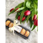 Elenor Dekor - Citrusos süteményes macaron díszdobozban