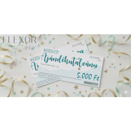 Elenor 5.000 Ft-os webshop ajándékutalvány